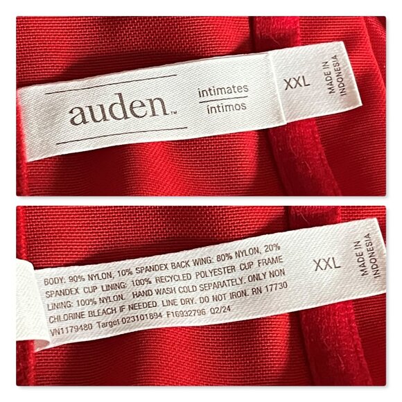 Auden Intimates Rhinestone Corset Bra Sz XXL - Picture 9 of 9